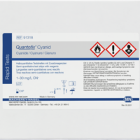 Cyanid Halbquantitative Teststreifen 100 Stück mit Zusatzreagenzien, 1-30 mg/L CN